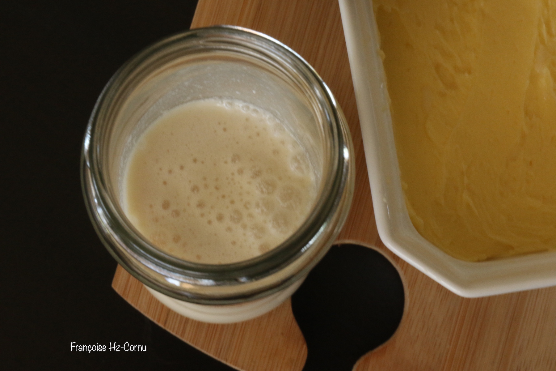 Beurre et babeurre que vous utiliserez en cuisine