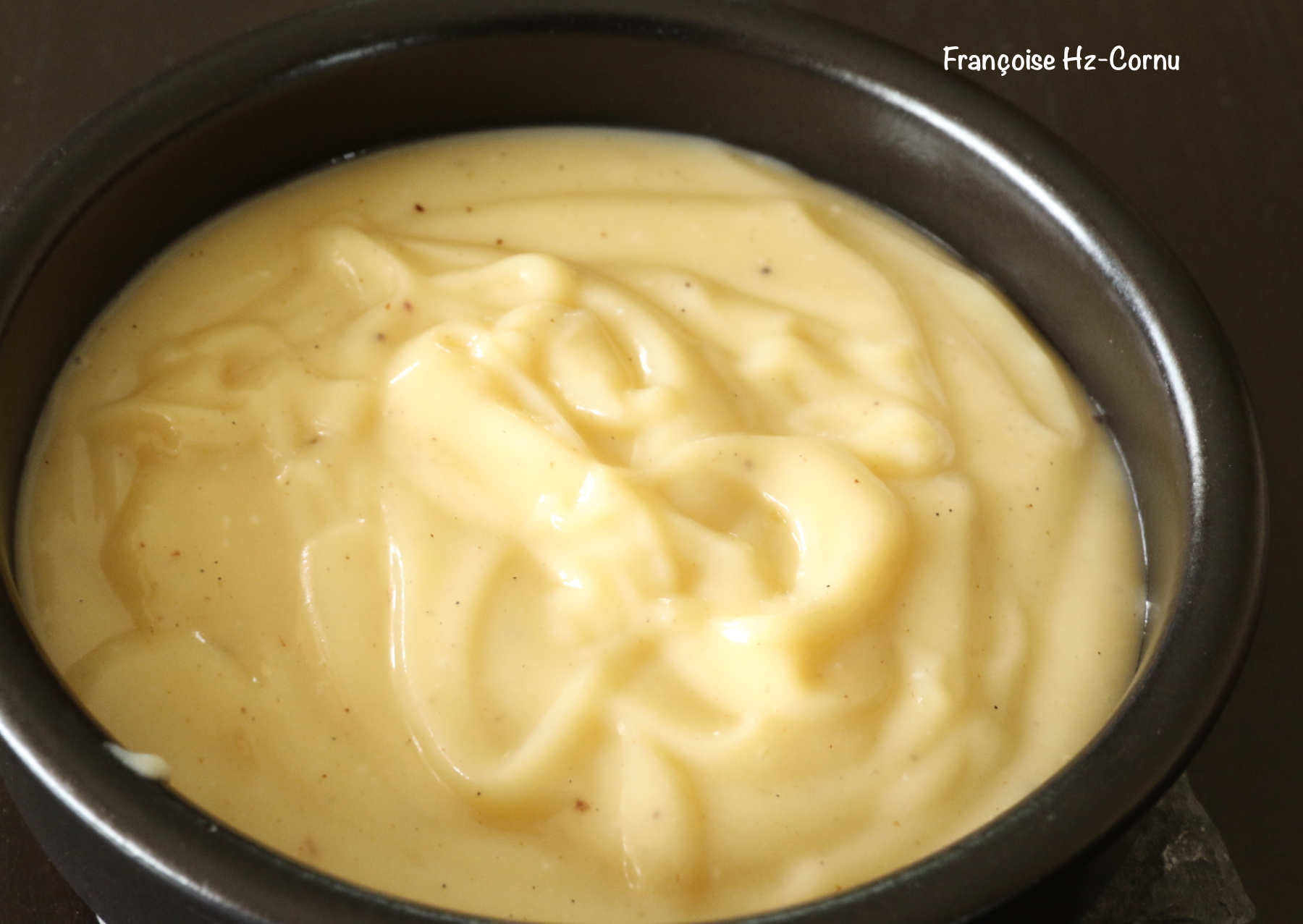 Crème pâtissière aux 2 kéfirs, onctueuse, crémeuse et légère