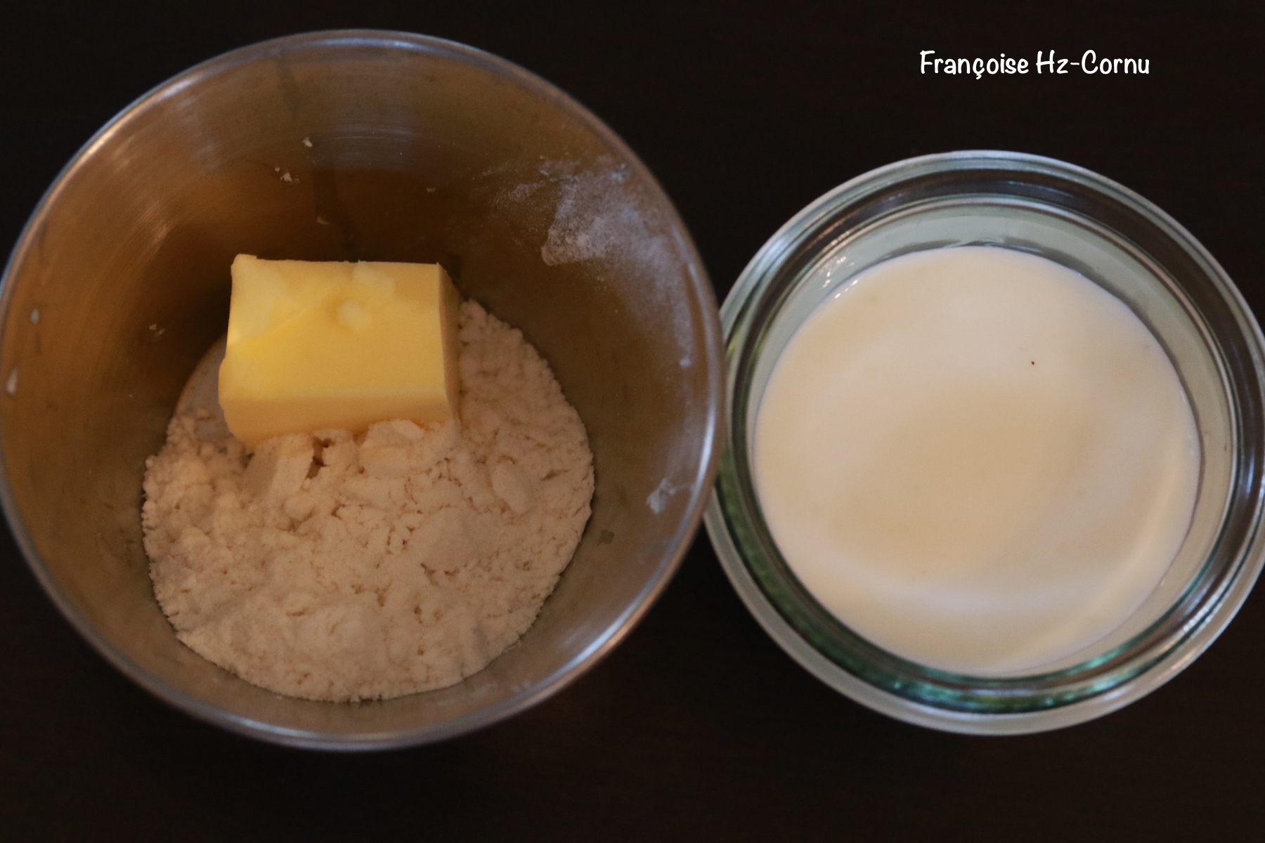 2ème partie: transformer votre crème anglaise en crème pâtissière