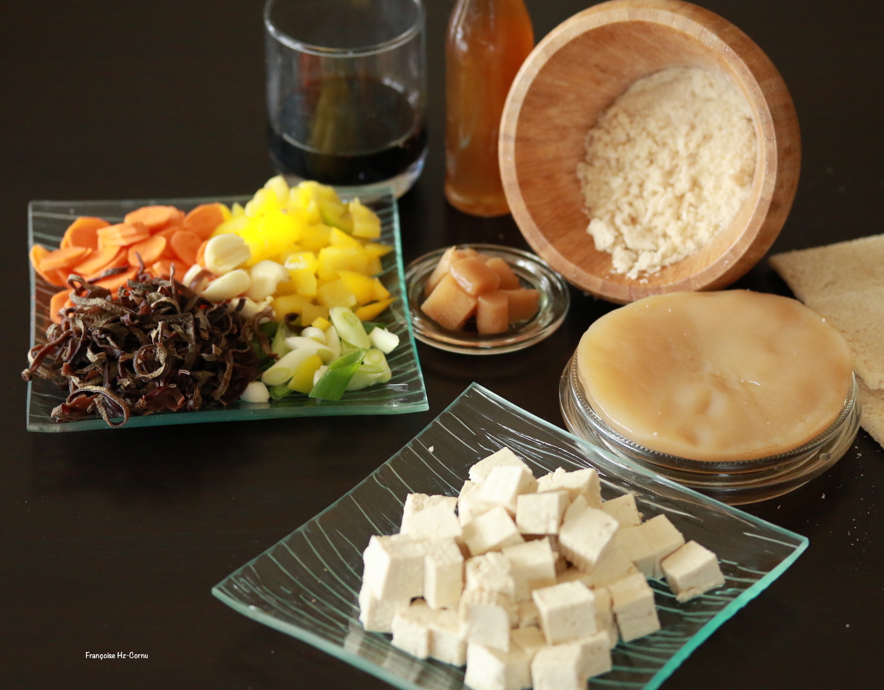 Tofu à la sauce aigre douce: ingrédients