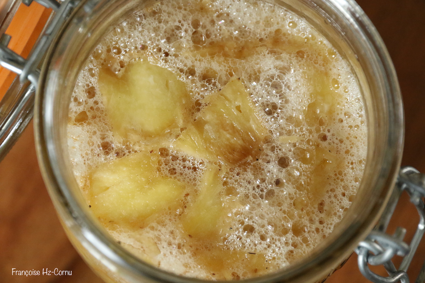 Fin de 1ère fermentation, ça mousse... c'est normal