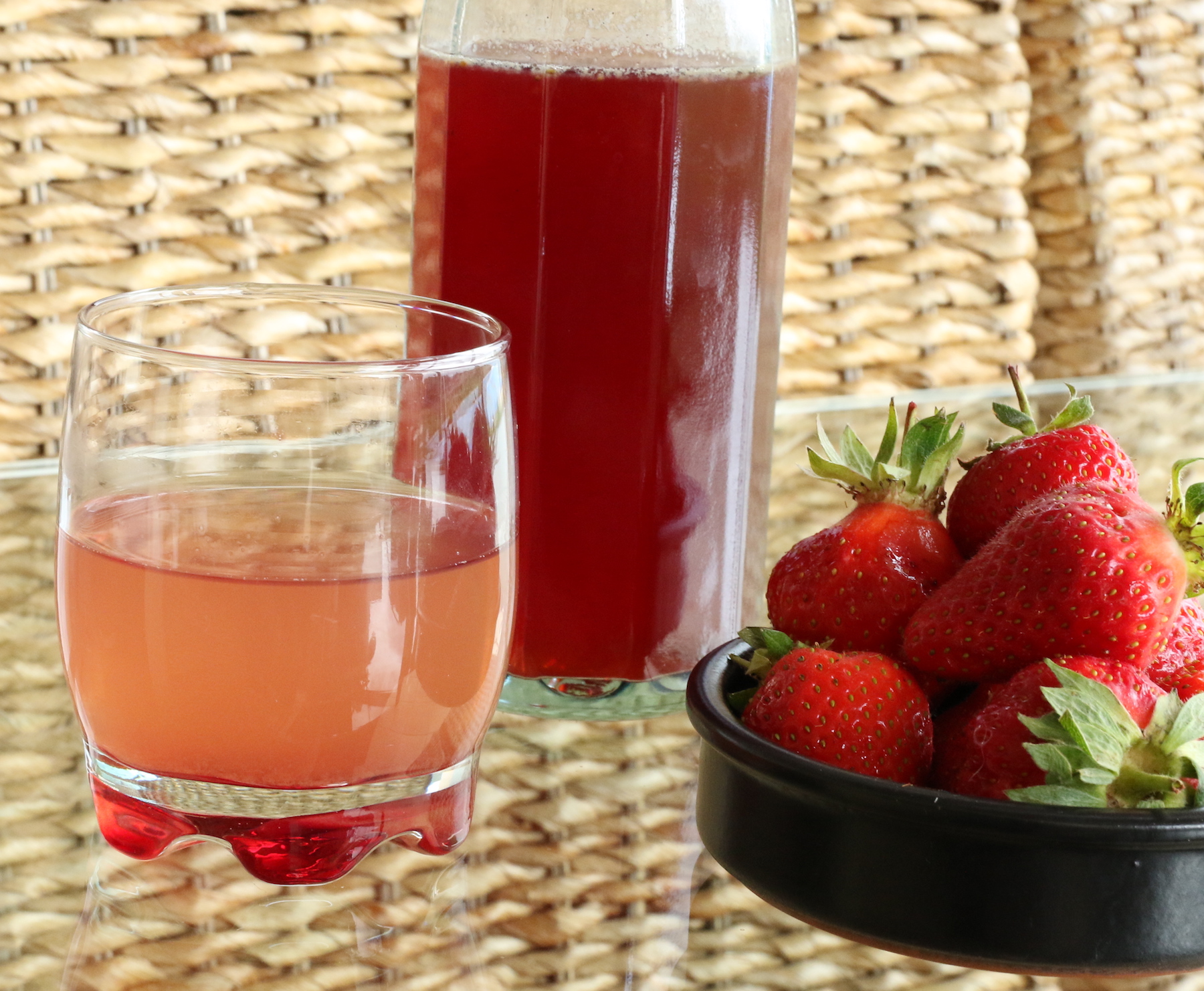Sirop fraises aromatisation