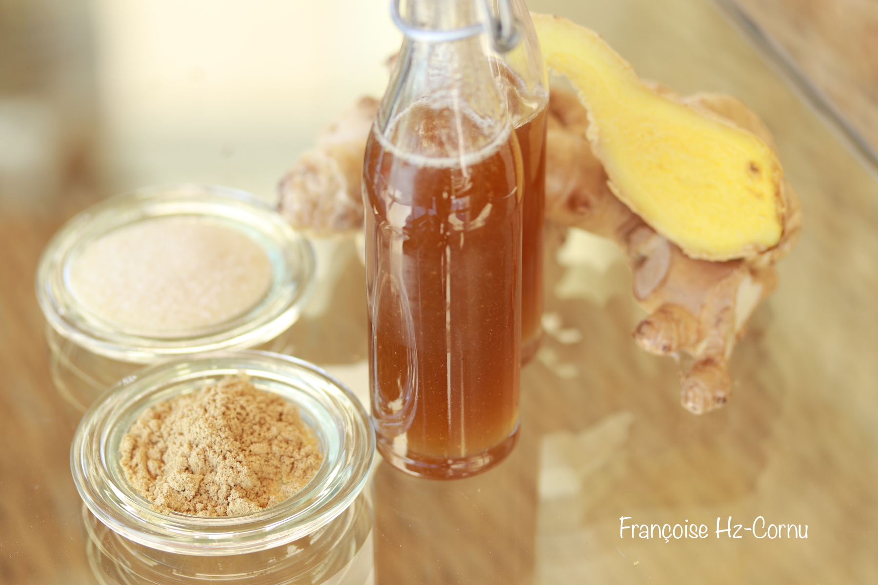 Sirop gingembre poudre