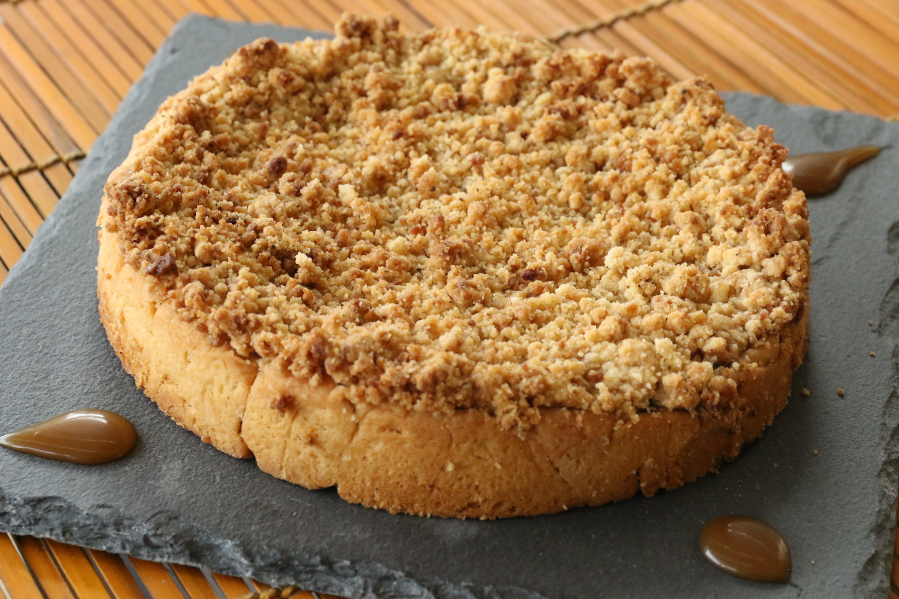 Tarte abricot crumble